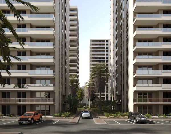 صورة لمجمع اليرموك السكني